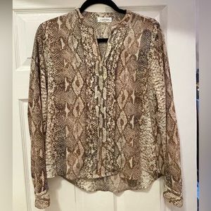 Calvin Klein Snake Print Blouse